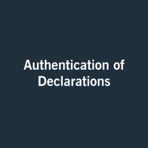 Authentication-of-Declarations